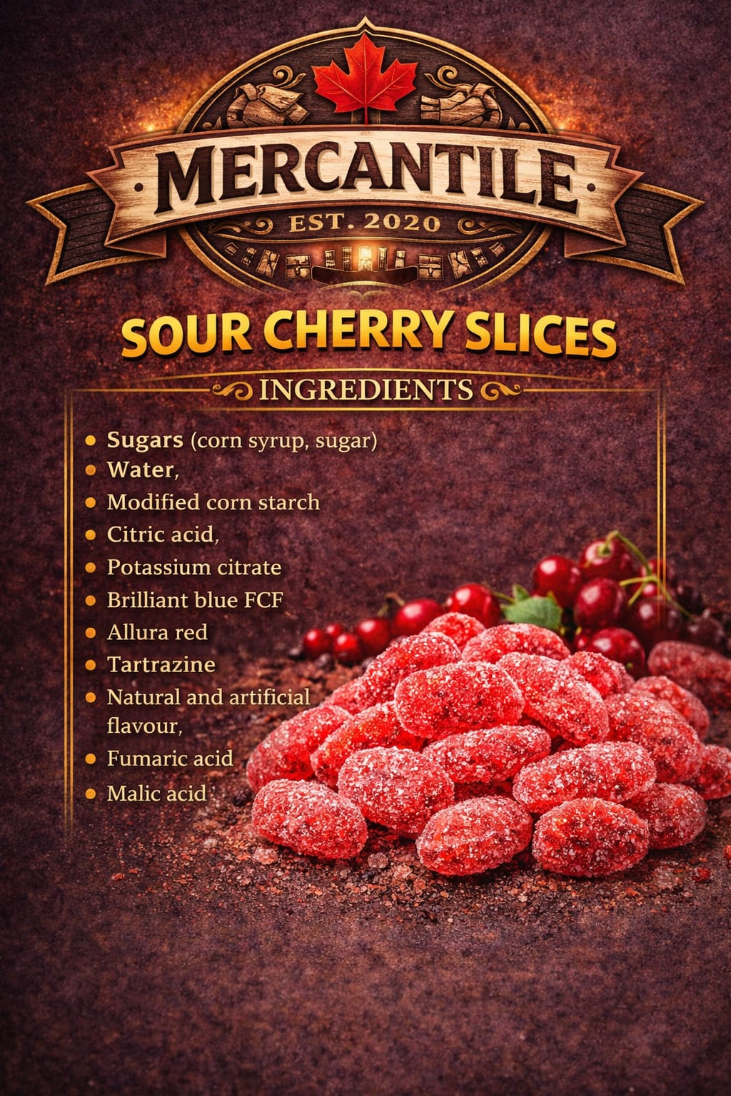 Sour Cherry Slices